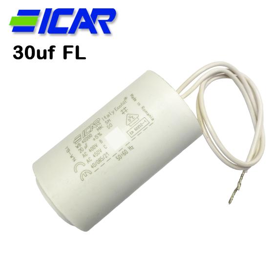 ICAR 30UF CAPACITOR, FLY LEAD