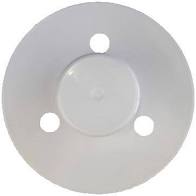Main Drain Cover White