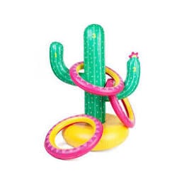 Sunnylife Inflatable Ring Toss Game Cactus Adults