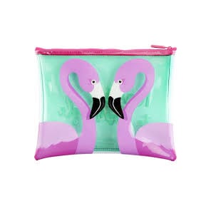 Sunnylife See Thru Pouch Flamingo
