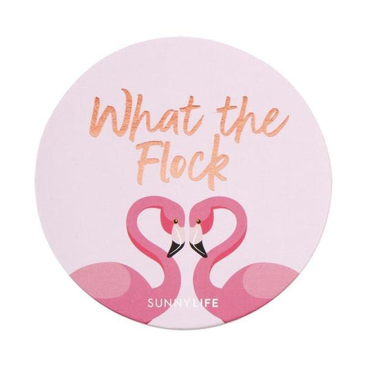Sunnylife Reversible Coasters Flamingo